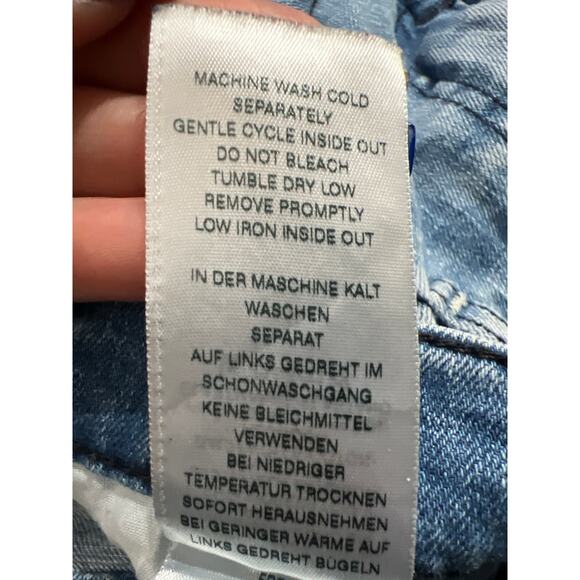 True Religion Geno Relaxed Slim Mens Distress Jean Light Breaker Rips Size 30 - Picture 13 of 13